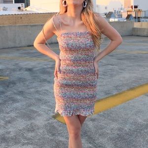 Floral smocked dress